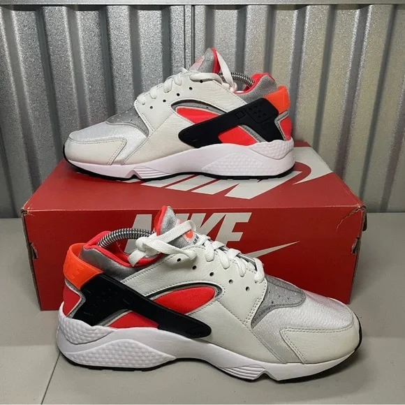 Nike Air Huarache Icons Infrared DX4259-100 Men’s Shoes NEW - Picture 2 of 5